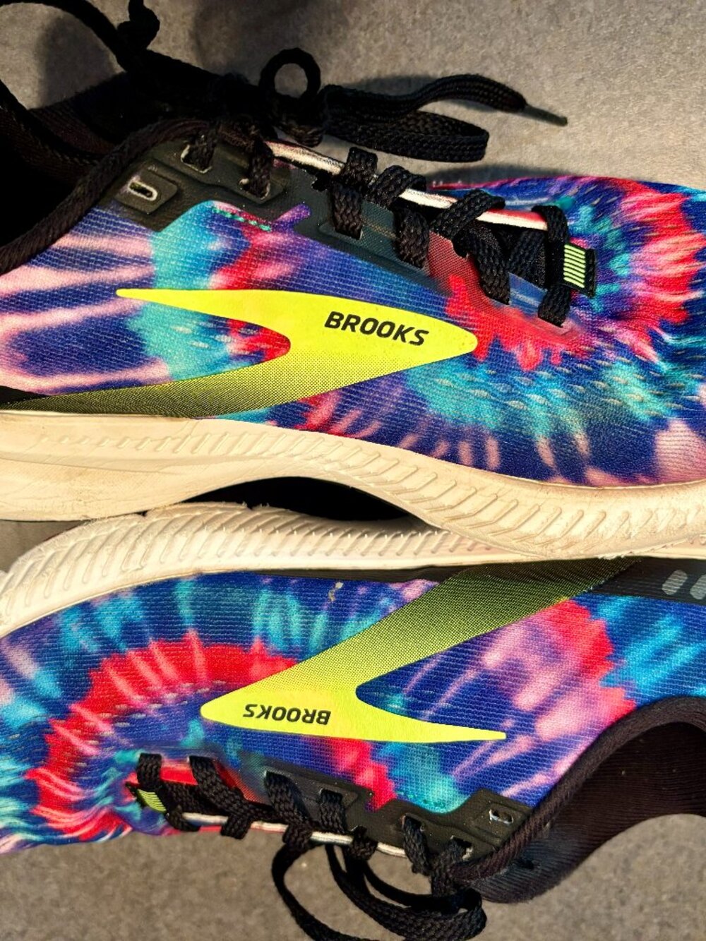 ~Brooks Launch 8 Rock 'n' Roll Marathon Series Women's 7.5 Running Shoes Tie Dye